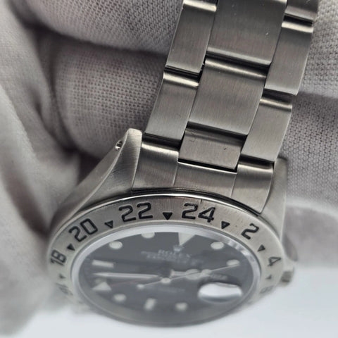 Rolex Explorer II 16570 Steel Black Dial Automatic Date Watch 40MM
