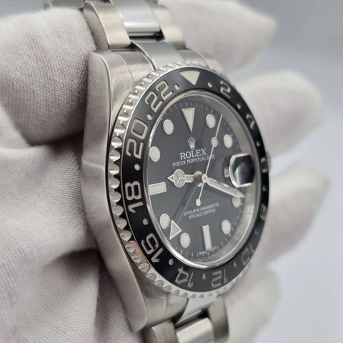 2015 Rolex GMT Master II 116710LN Stainless Steel Ceramic Black 40mm Watch