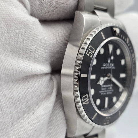 PAPERS 2024 MINT Rolex Submariner No Date Ceramic Steel 41mm 124060 BOX