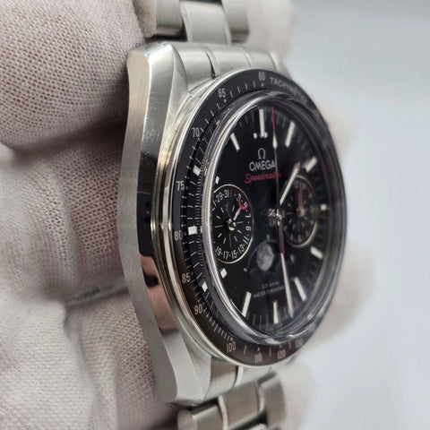 NEW 2026 Omega Speedmaster Moonphase 304.30.44.52.01.001 Black Dial 44mm Watch