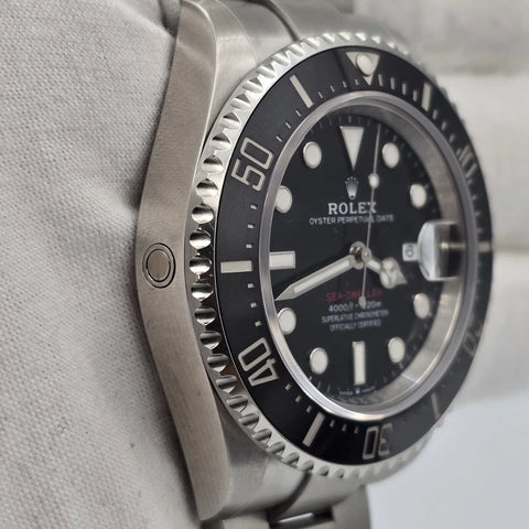 2024 MINT PAPERS Rolex Sea-Dweller Black Red Letters 43mm 126600 BOX