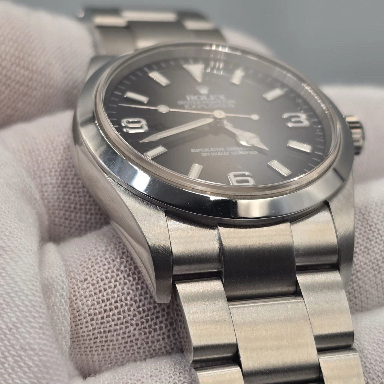 2006 Rolex Explorer I 114270 Men's Automatic 36mm Steel Black Dial Watch