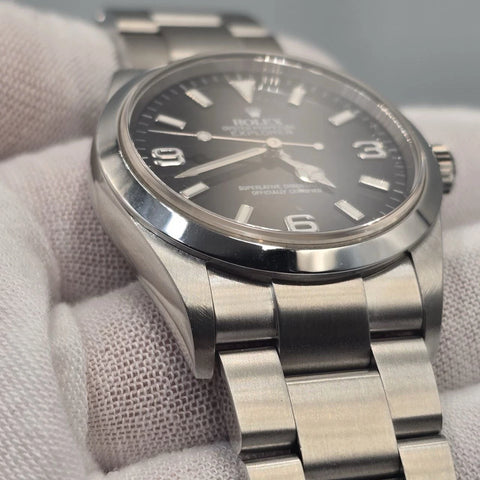2006 Rolex Explorer I 114270 Men's Automatic 36mm Steel Black Dial Watch