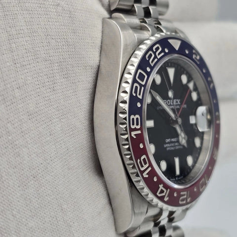 MINT PAPERS 2019 Rolex GMT Master Pepsi Red Blue Jubilee 126710BLRO Watch BOX
