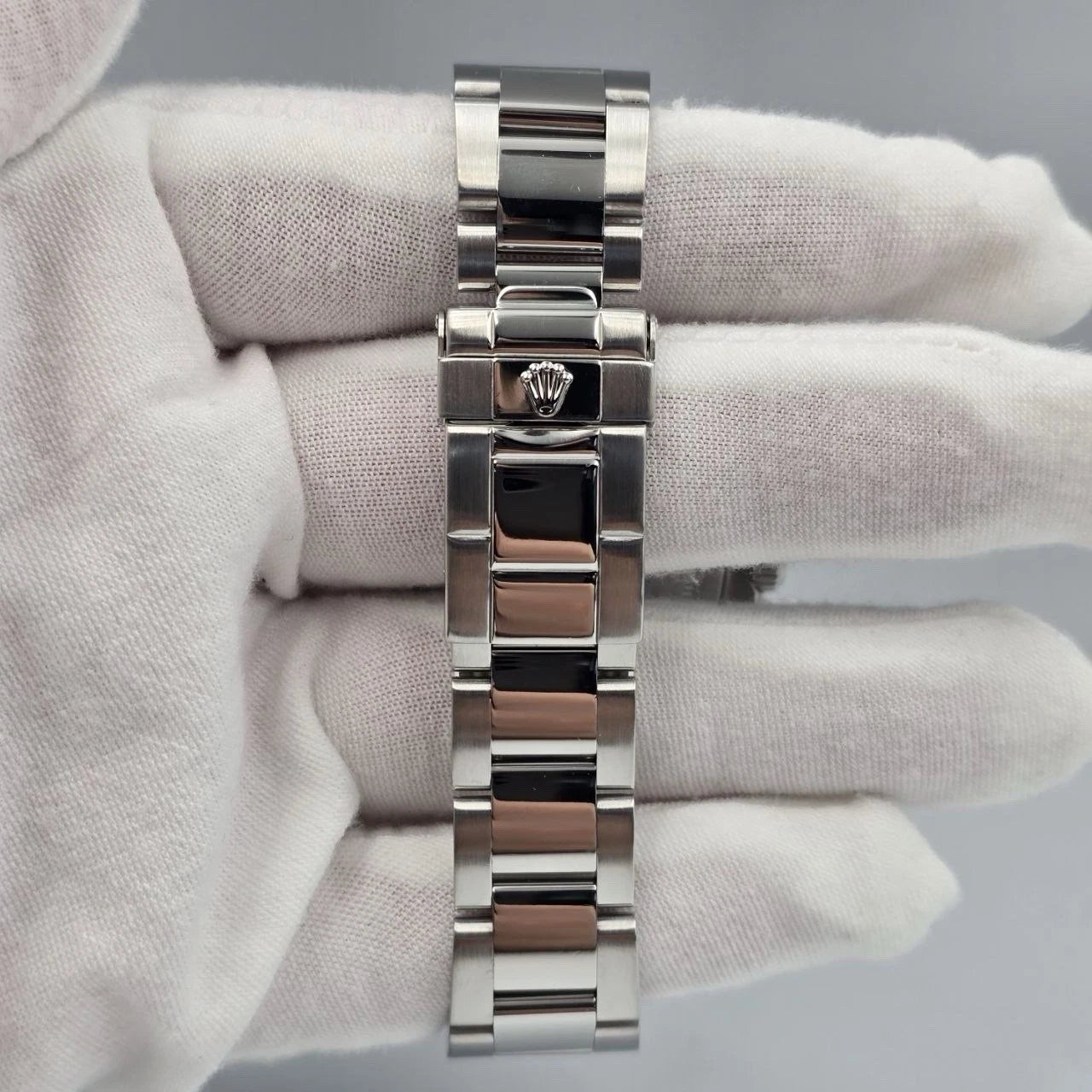 2007 Rolex Yacht-Master Platinum Dial Stainless Steel Oyster Watch 40mm 16622