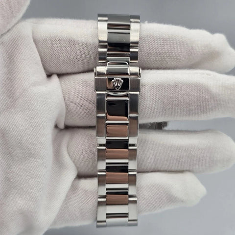 2007 Rolex Yacht-Master Platinum Dial Stainless Steel Oyster Watch 40mm 16622