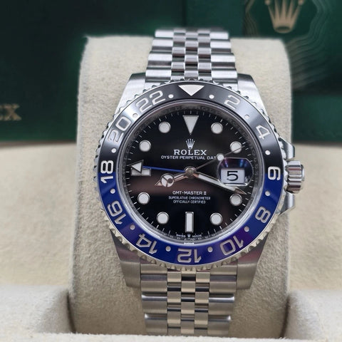 2020 PAPERS Rolex GMT-Master II 126710BLNR Batgirl Jubilee 40mm Watch BOX