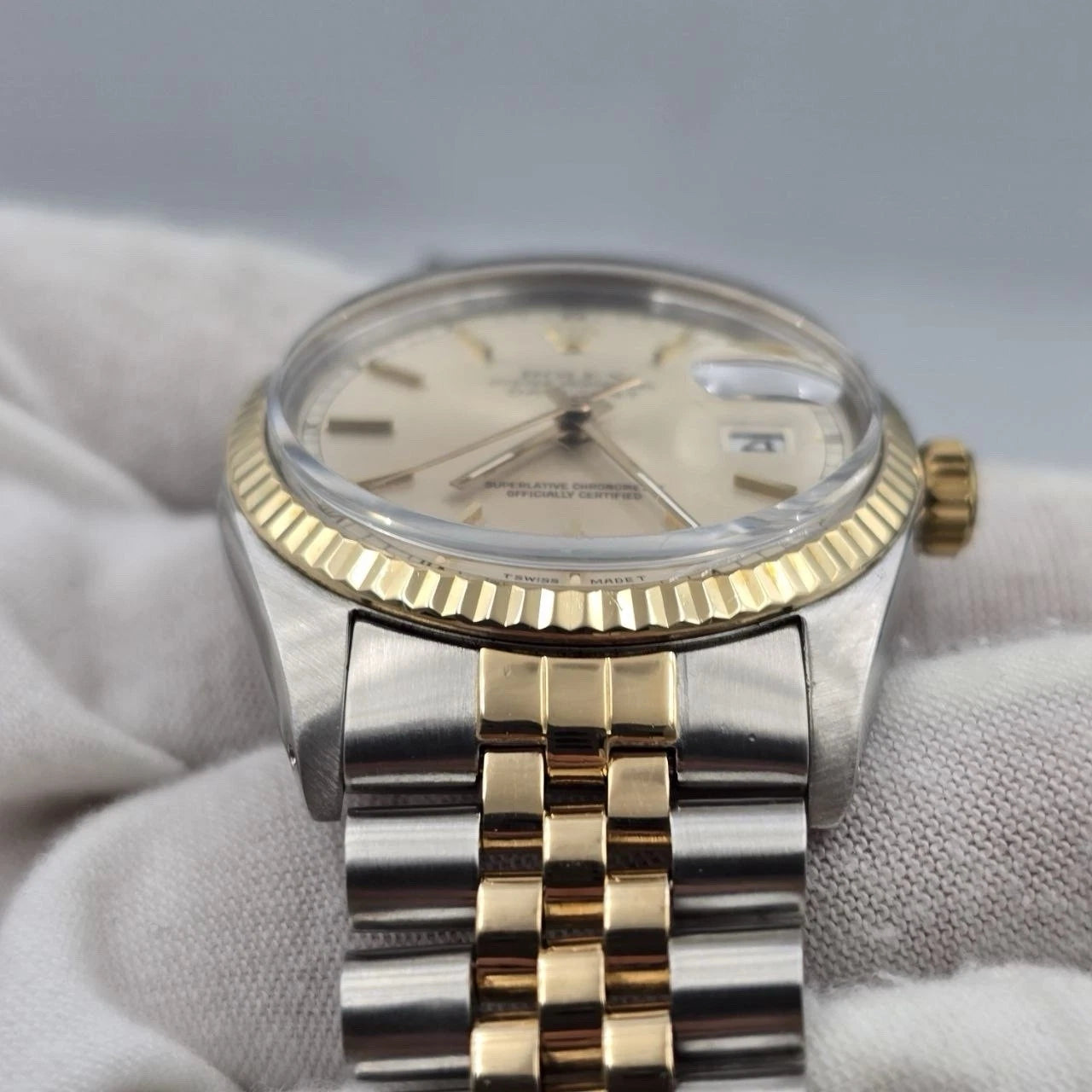 Rolex Datejust 16013 Silver Dial Two-Tone