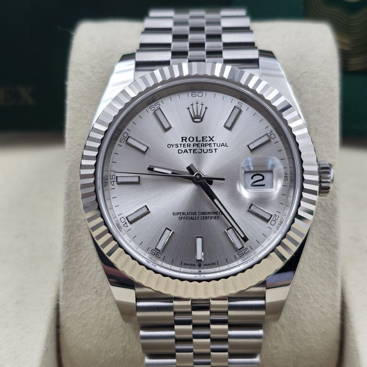 NEW 2026 Rolex Datejust 41mm Stainless Steel Jubilee Silver Dial 126334