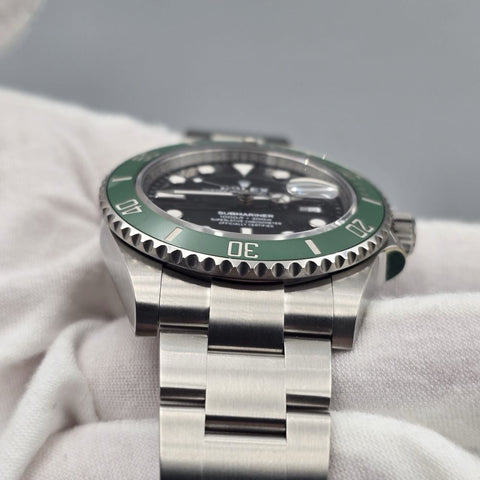 2022 PAPERS Rolex Submariner Date Starbucks Green Bezel Black 41mm 126610LV BOX