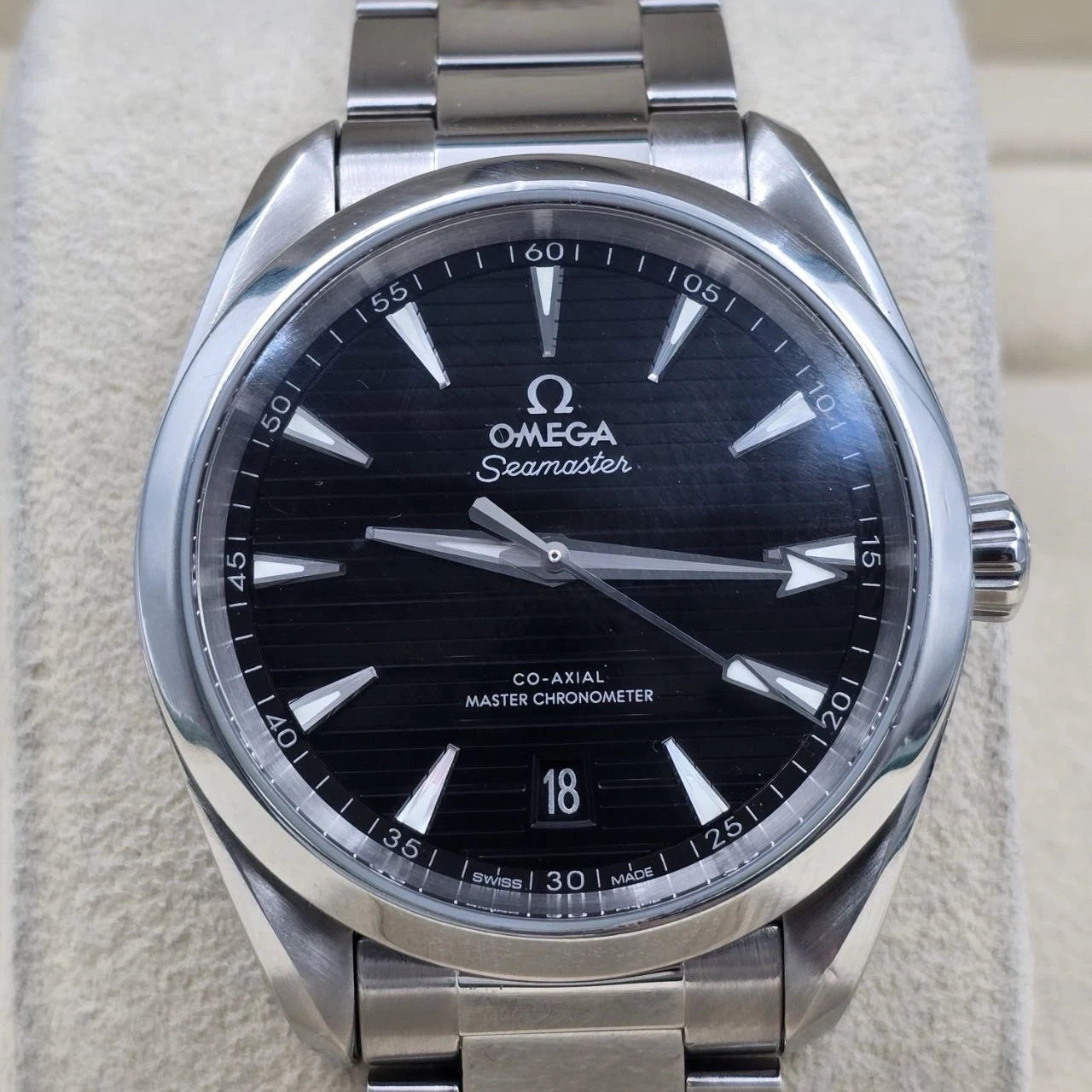 Omega Seamaster Aqua Terra Steel Black Dial 38mm Automatic 220.10.38.20.01.001