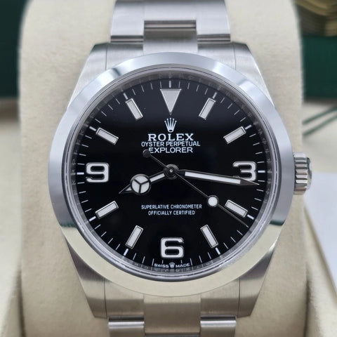 NEW 2026 Rolex Explorer I 40mm 224270 Stainless Steel Black Dial UNWORN