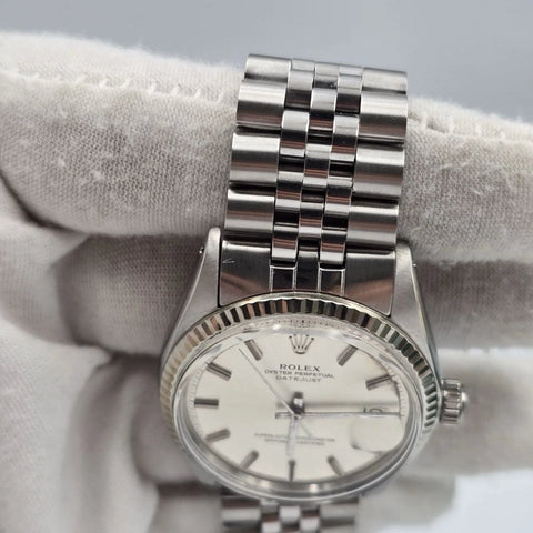 Rolex Datejust 1601 Stainless Steel Silver Dial Jubilee 36mm Watch