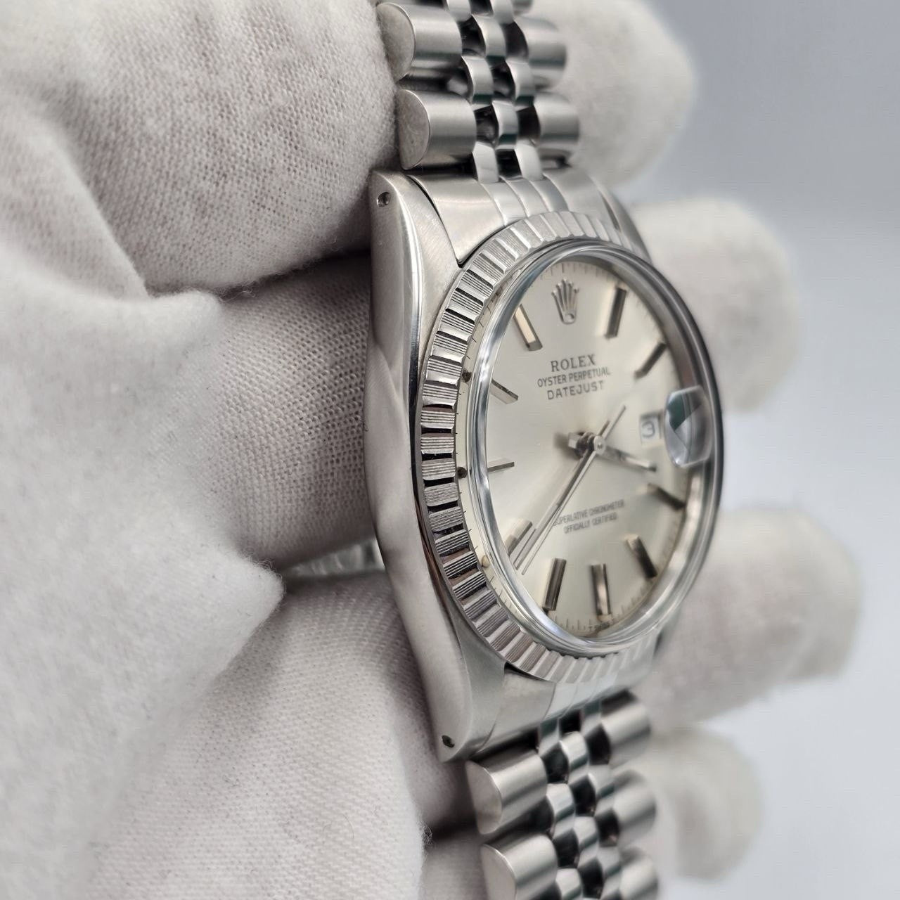 Rolex Datejust Stainless Steel Silver Dial 36mm Automatic Watch 16030