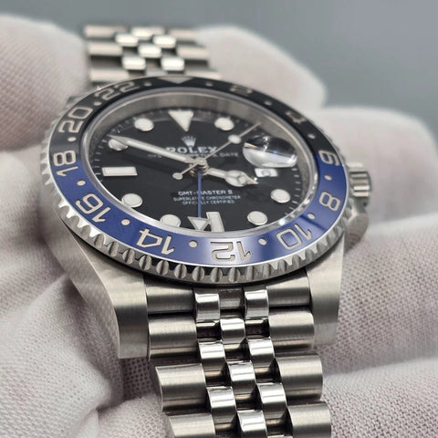 PAPERS 2024 Rolex GMT-Master II BATGIRL Steel JUBILEE 40mm 126710BLNR BOX