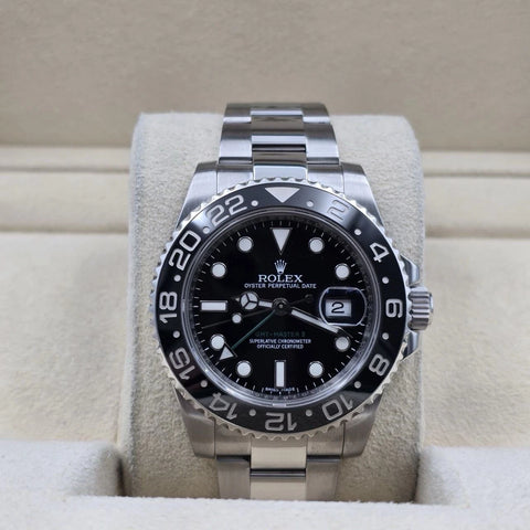2015 Rolex GMT Master II 116710LN Stainless Steel Ceramic Black 40mm Watch