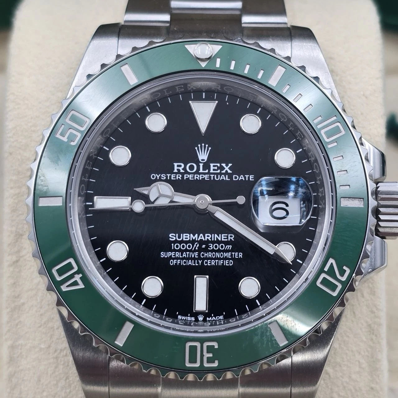 2022 PAPERS Rolex Submariner Date Starbucks MK1 Green Bezel 41mm 126610LV BOX