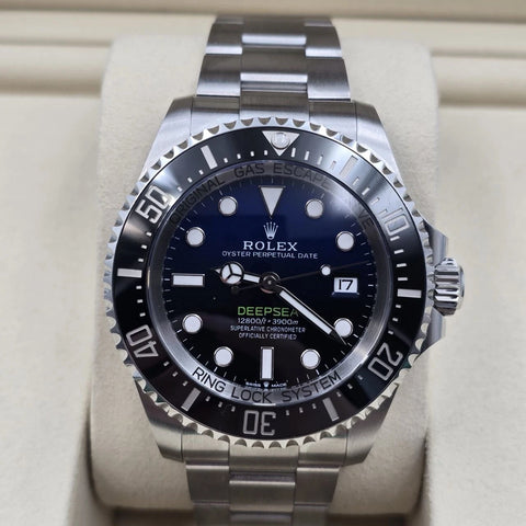 PAPERS 2025 Rolex Sea-Dweller Deepsea James Cameron Blue 136660 44mm Watch BOX
