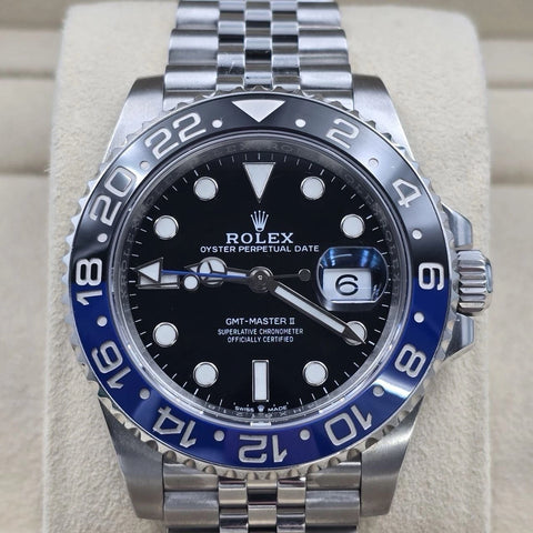 2022 PAPERS Rolex GMT-Master II 126710BLNR Batgirl Jubilee 40mm Watch BOX