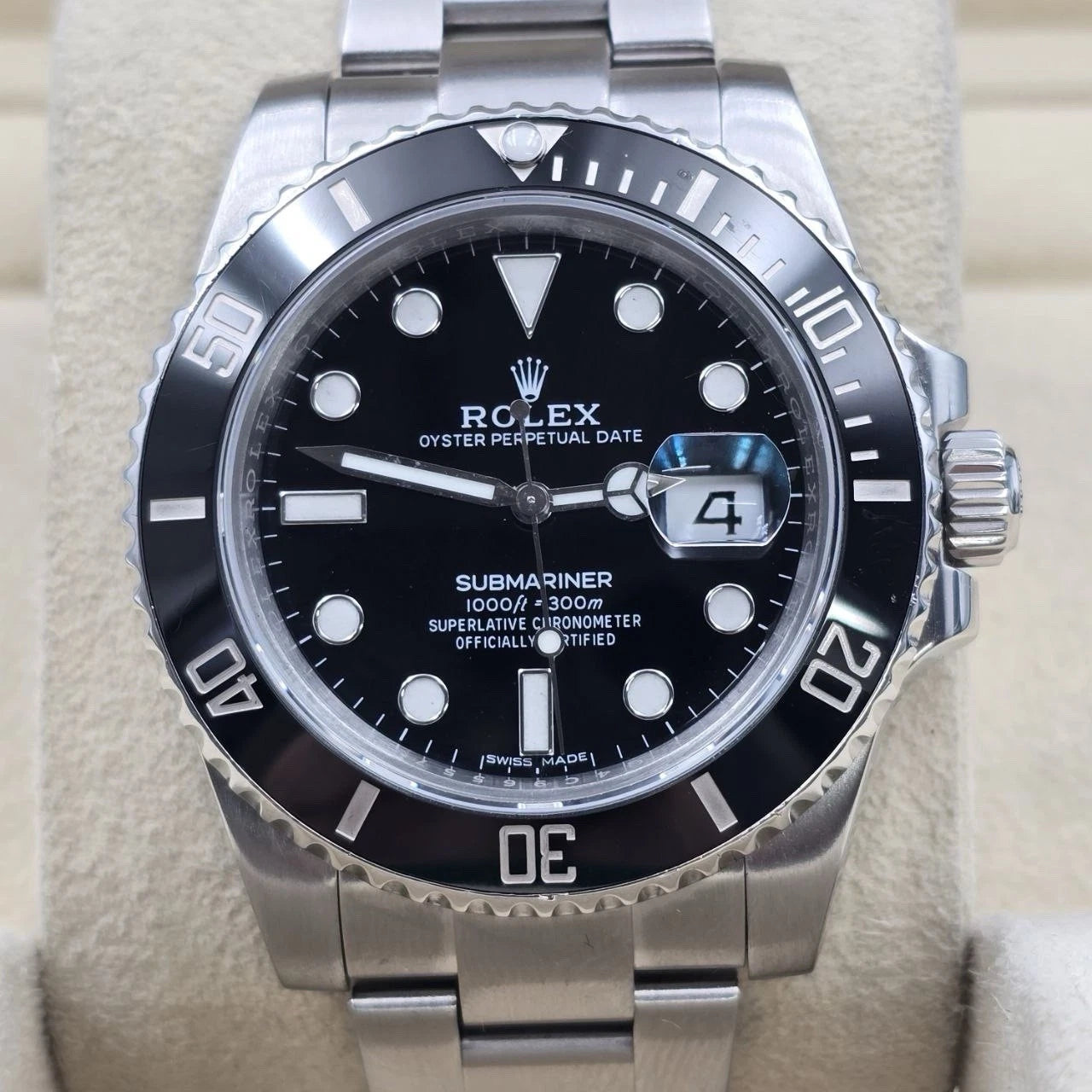 Rolex Submariner Date 116610LN Steel Black Ceramic 40mm Watch
