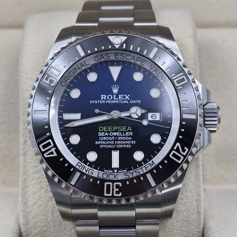 PAPERS 2021 Rolex Sea-Dweller Deepsea James Cameron Blue 126660 44mm Watch BOX