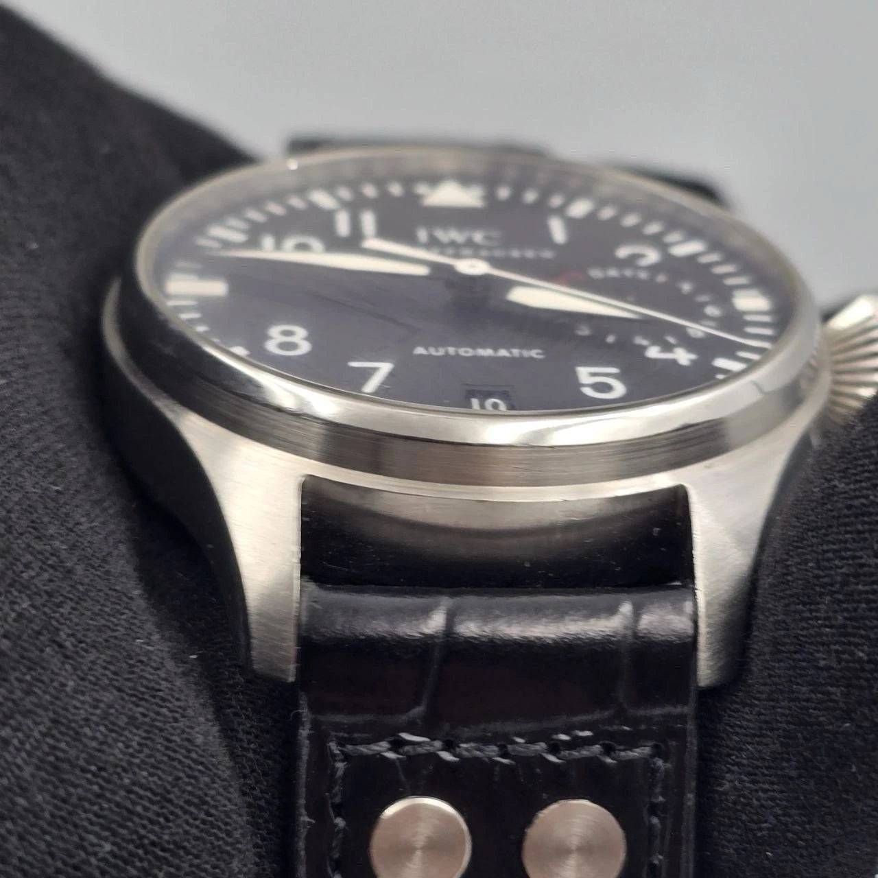 IWC Big Pilot IW500401 Automatic Stainless Steel Black Dial Men's Watch 46mm