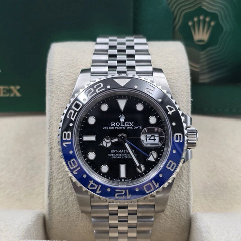 2020 PAPERS Rolex GMT-Master II 126710BLNR Batgirl Jubilee 40mm Watch BOX