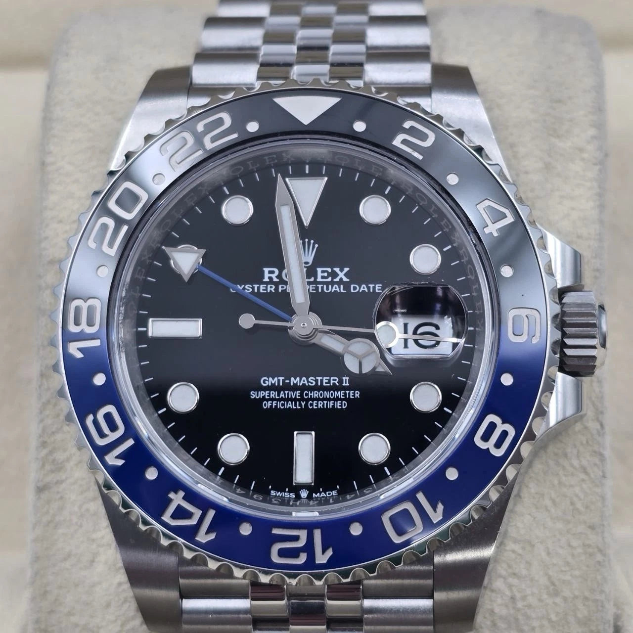 MINT 2021 PAPERS Rolex GMT-Master II 126710BLNR Batgirl Jubilee 40mm Watch BOX