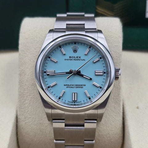 NEW 2026 Rolex Oyster Perpetual 36mm 126000 Tiffany Turquoise Dial