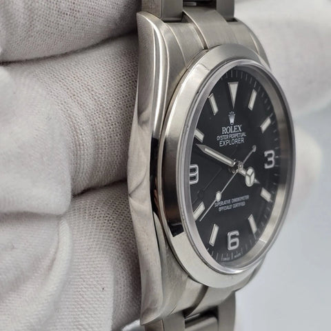2006 Rolex Explorer I 114270 Men's Automatic 36mm Steel Black Dial Watch