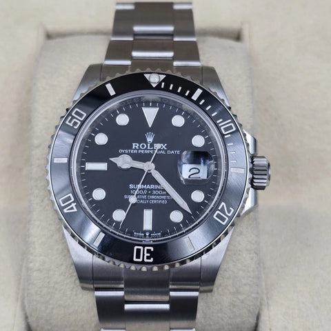MINT PAPERS 2022 Rolex Submariner Date 41mm Black Ceramic 126610LN Watch BOX