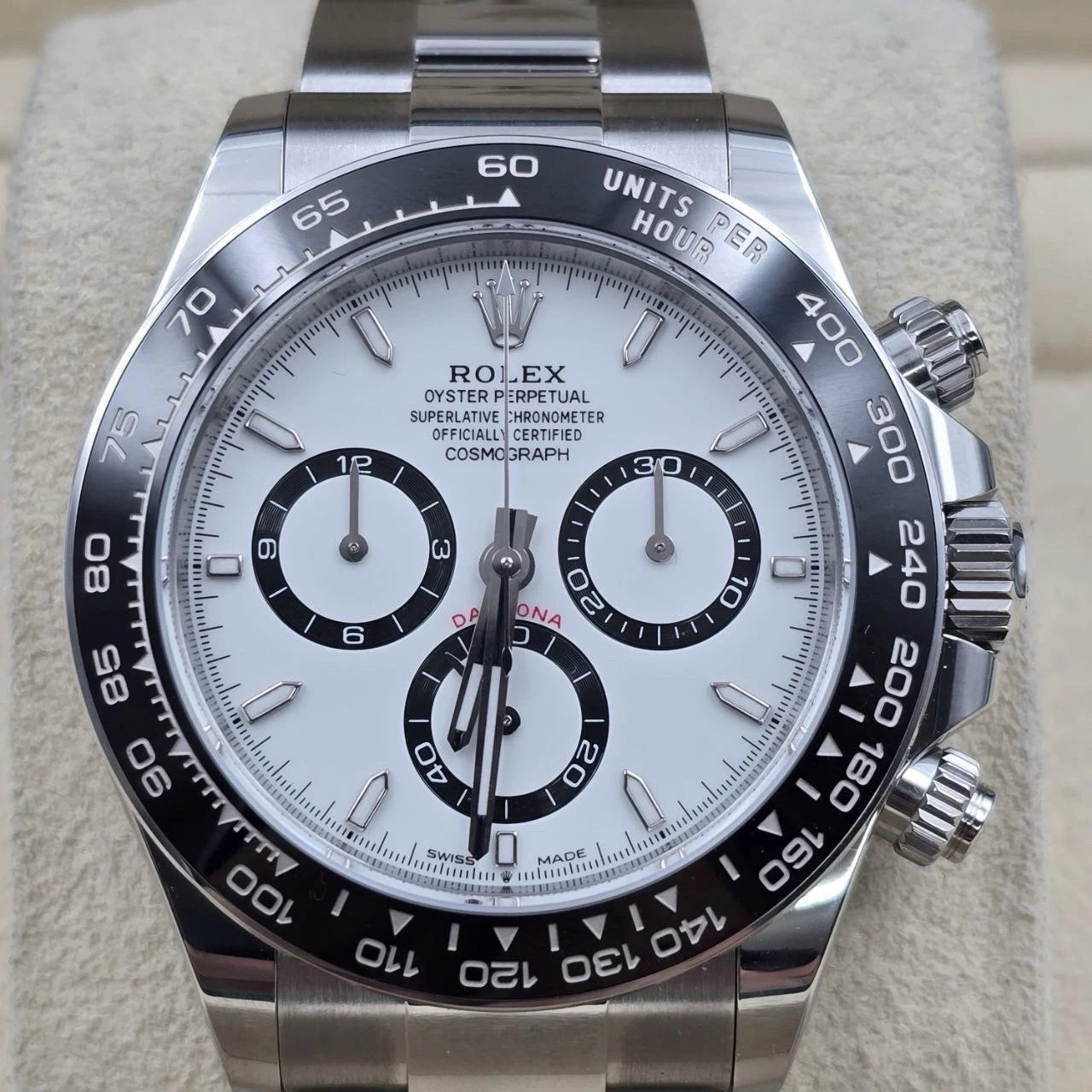 MINT 2024 PAPERS Rolex Cosmograph Daytona 40mm 126500LN White Panda Dial BOX