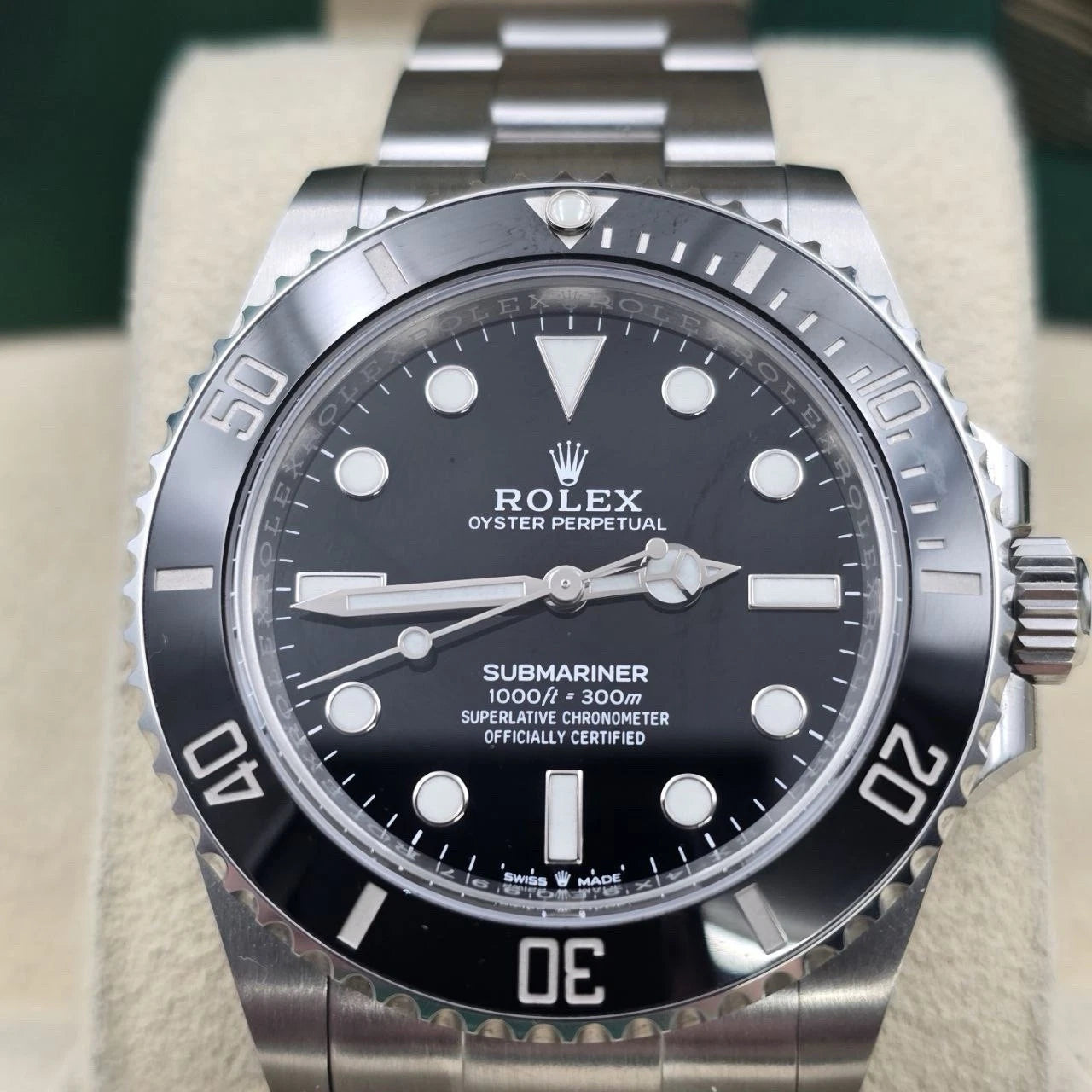 PAPERS 2021 Rolex Submariner No Date Ceramic Stainless Steel 41mm 124060 BOX