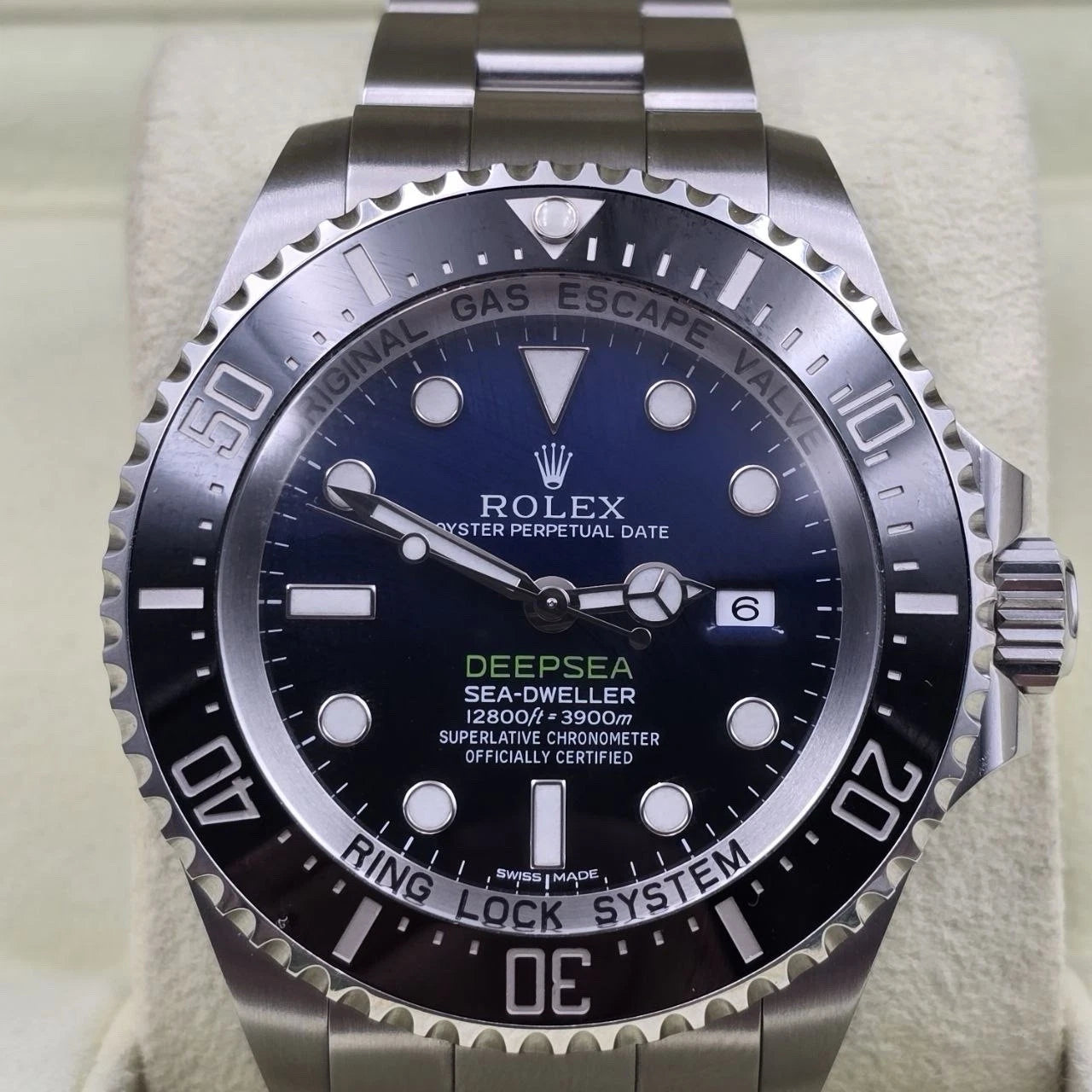 PAPERS 2015 Rolex Sea-Dweller Deepsea James Cameron Blue 116660 44mm Watch BOX