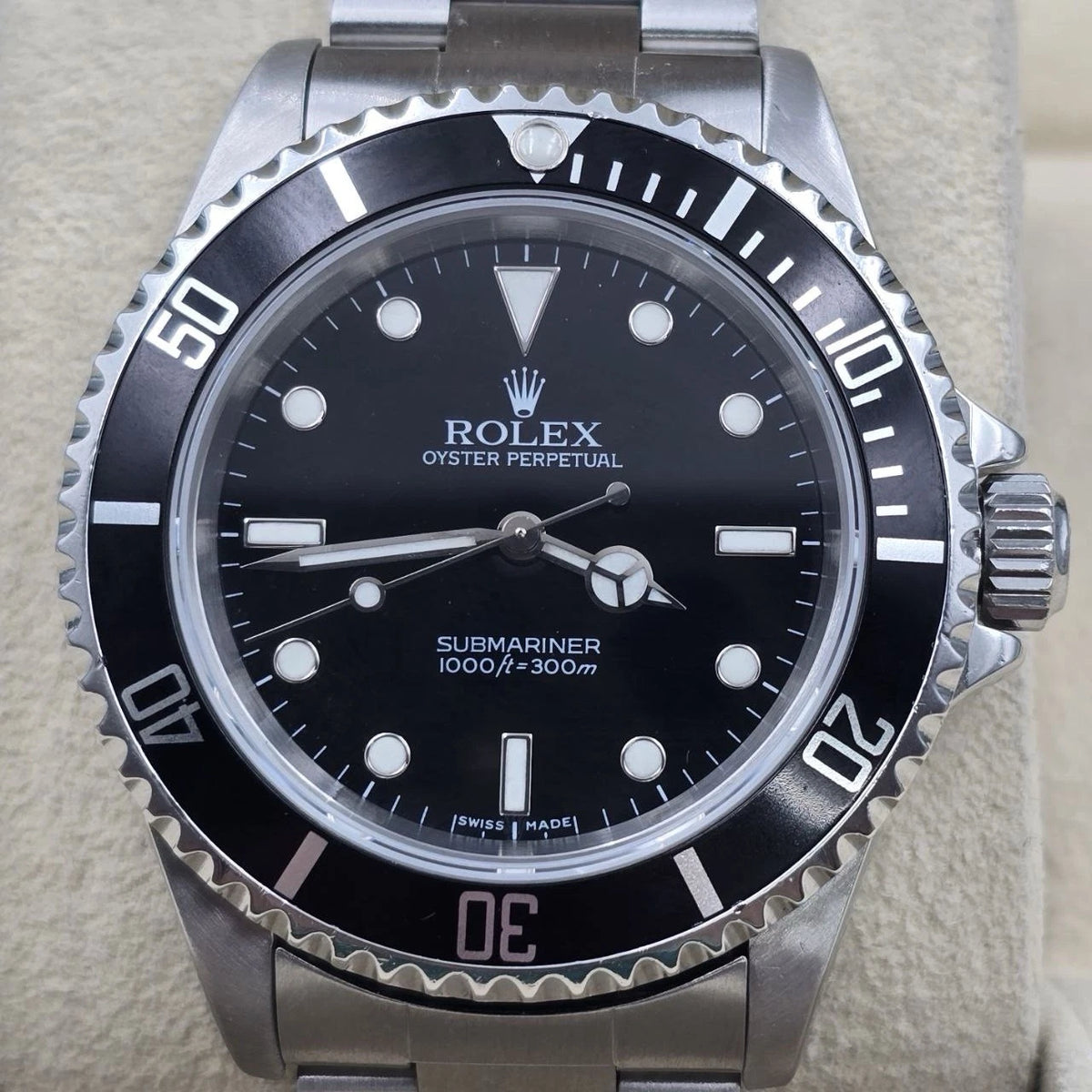 MINT Rolex Submariner No Date 14060M 2 Liner Black Dial 40mm Watch