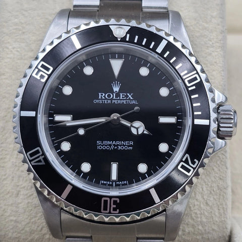 MINT Rolex Submariner No Date 14060M 2 Liner Black Dial 40mm Watch