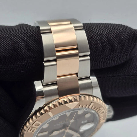2025 NEW Rolex Yacht-Master Two Tone Rose Gold 40mm Chocolate Dial 126621 UNWORN