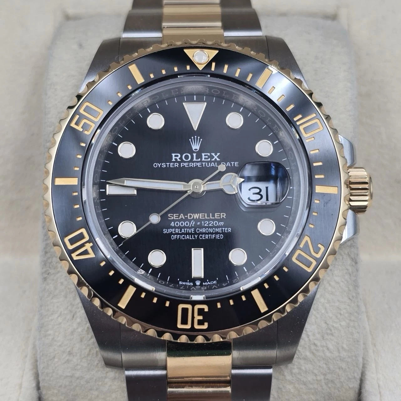 PAPERS 2024 Rolex Sea-Dweller 43mm 126603 Two-Tone Black Dial BOX