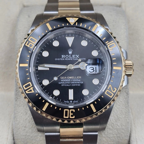 PAPERS 2024 Rolex Sea-Dweller 43mm 126603 Two-Tone Black Dial BOX