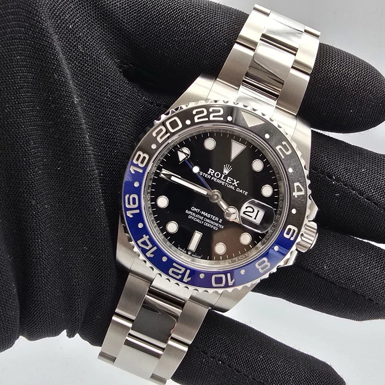 NEW 2025 Rolex GMT-Master II 126710BLNR Batman Oyster 40mm Watch UNWORN