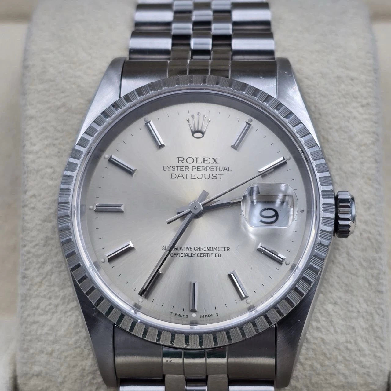2023 RSC Rolex Datejust Steel Automatic 36mm Silver Dial Jubilee Watch 16220