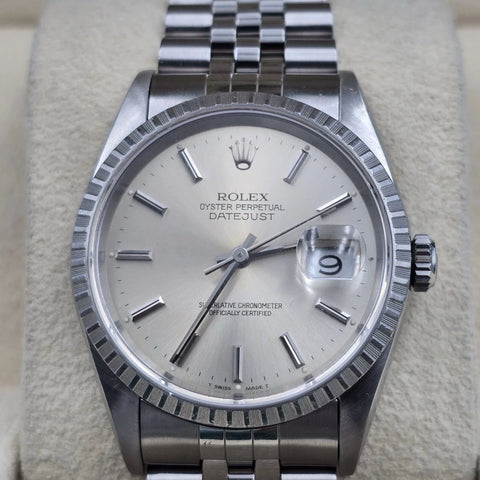 2023 RSC Rolex Datejust Steel Automatic 36mm Silver Dial Jubilee Watch 16220