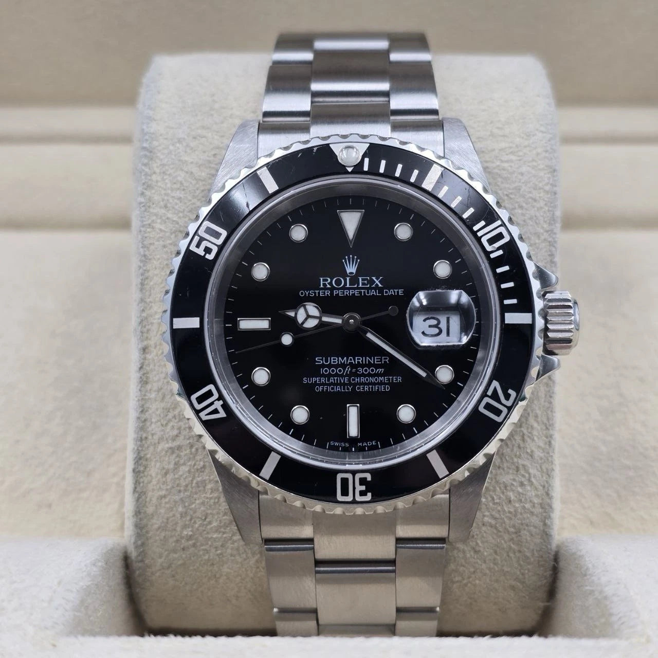 2005 Rolex Submariner Date 16610 Black Dial Stainless Steel Oyster 40mm