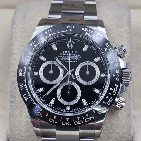 MINT 2023 PAPERS Rolex Daytona 116500LN Black Ceramic 40mm Steel Watch BOX