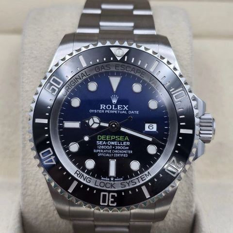 MINT Rolex Sea-Dweller Deepsea James Cameron Blue 126660 44mm Watch