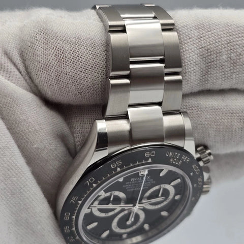 2021 PAPERS Rolex Daytona 116500LN Black Ceramic 40mm Steel Watch BOX
