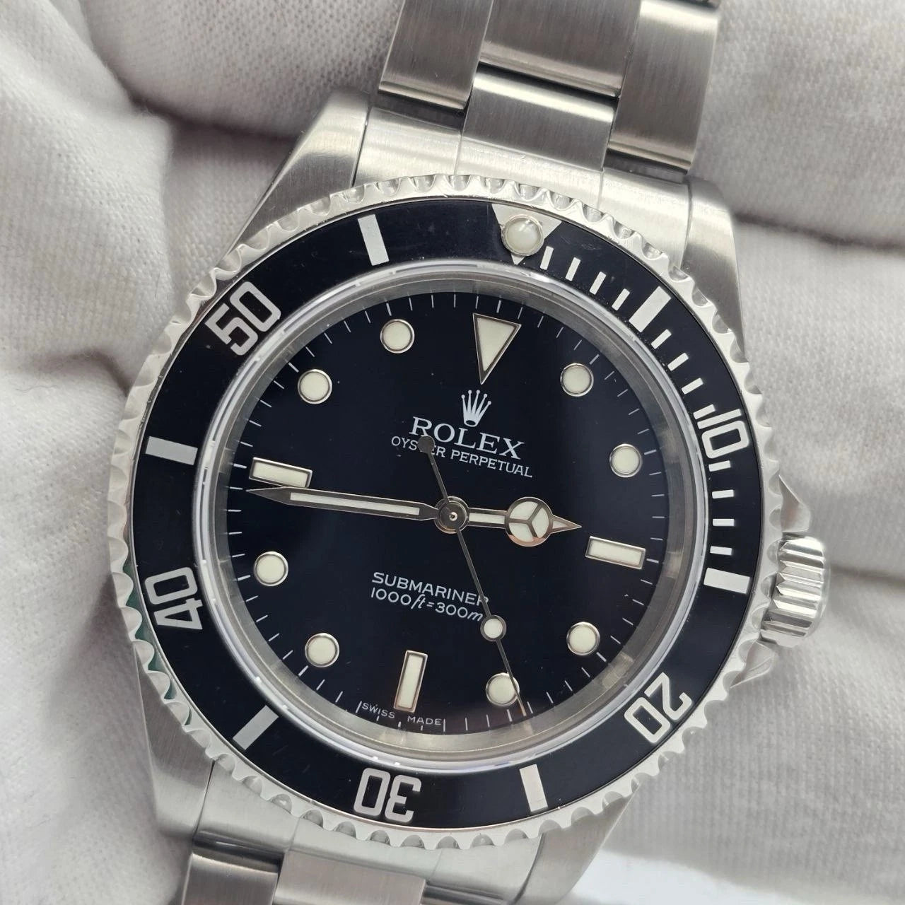 2007 Rolex Submariner No-Date Black Stainless Steel 40mm 14060M