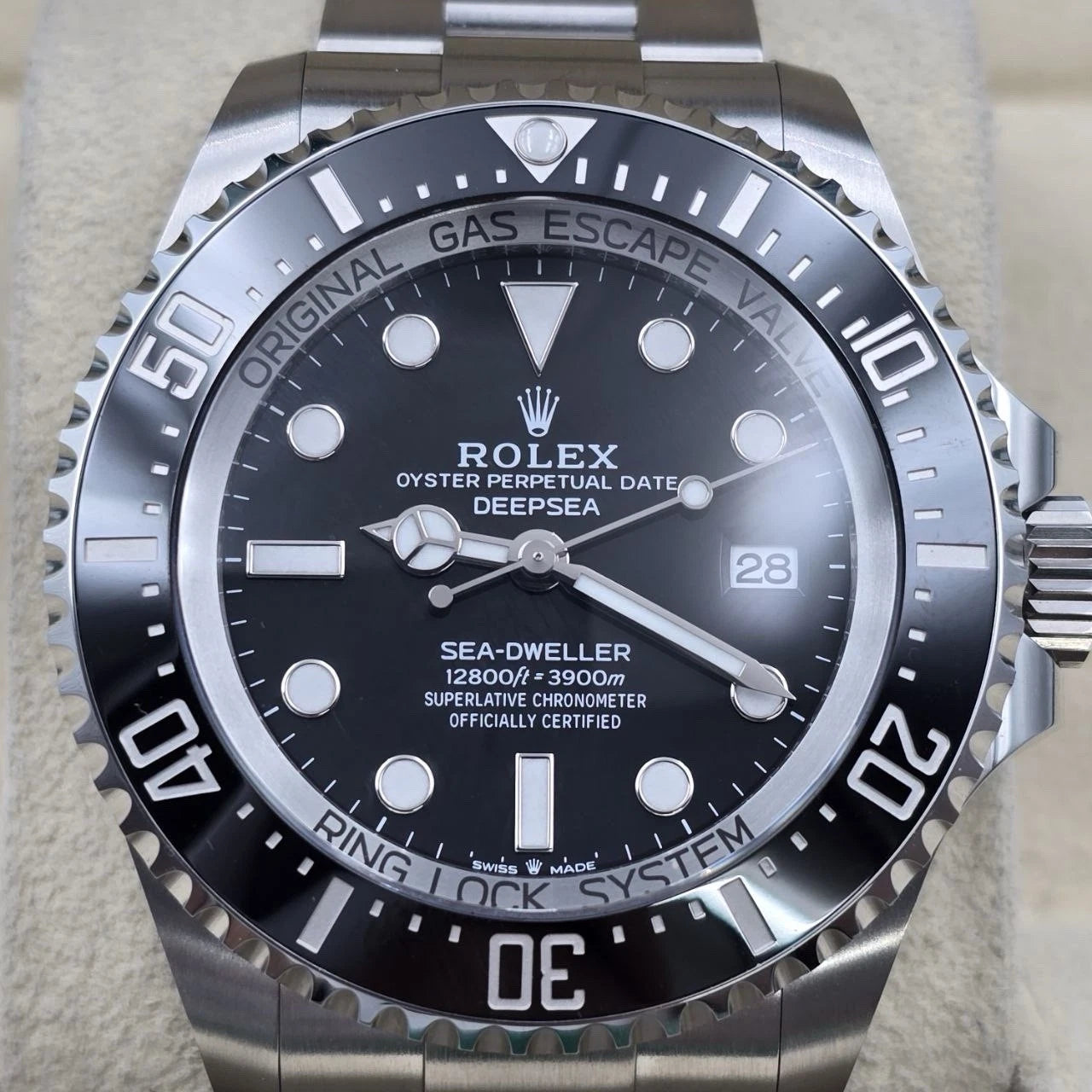 NEW 2024 Rolex Sea-Dweller Deepsea Steel Black 44mm 136660 Watch UNWORN