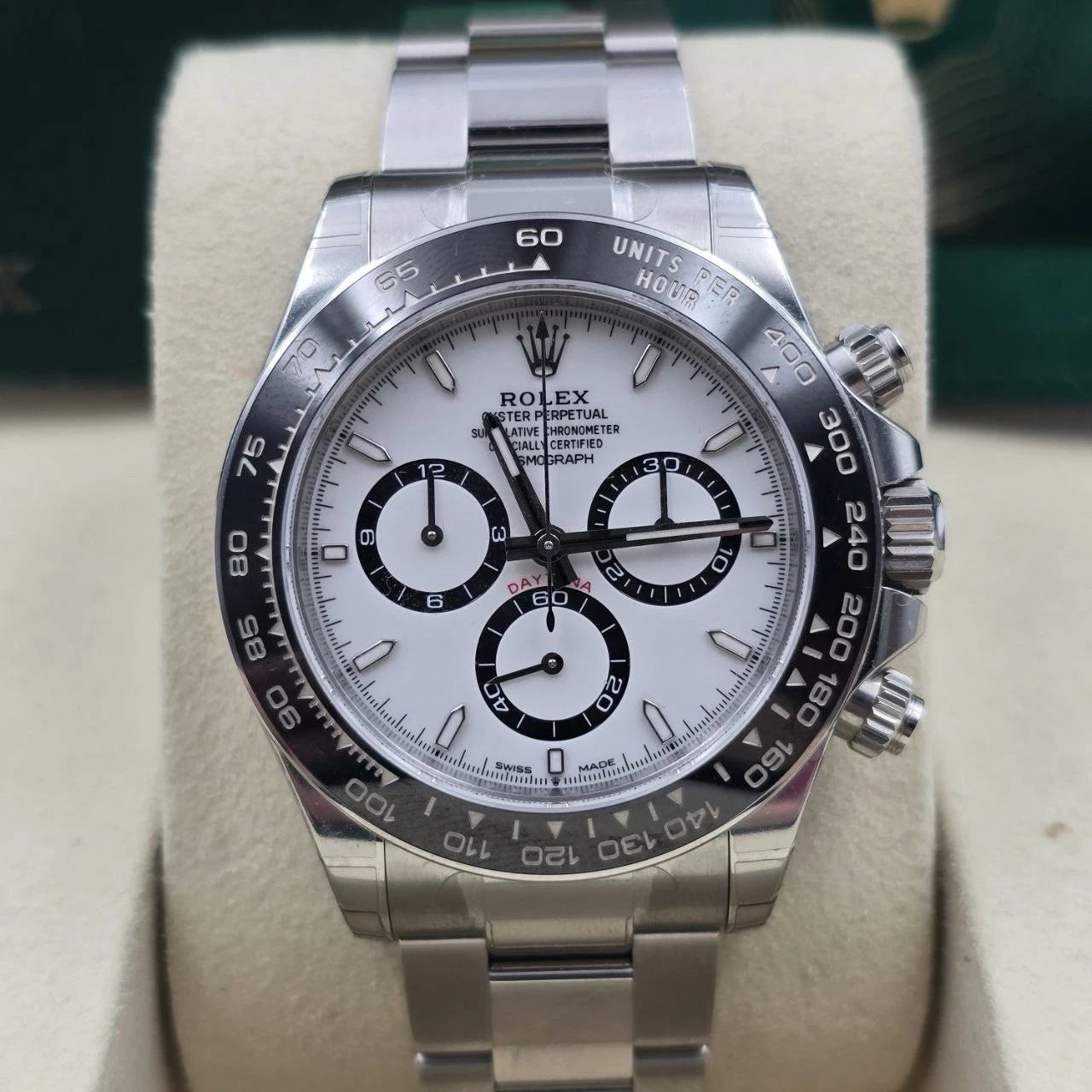 NEW 2026 STICKERED Rolex Cosmograph Daytona 40mm 126500LN Steel White Panda Dial