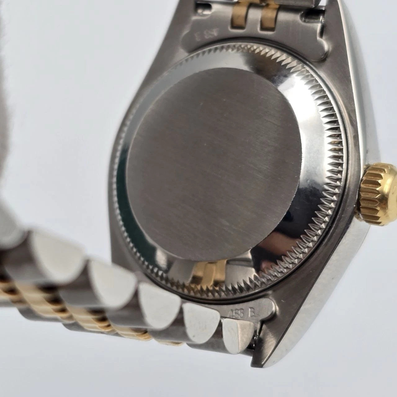 PAPERS Rolex Datejust 26mm 69173 TT Jubilee NO HOLES Rhodium Gray Roman Watch